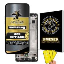 Tela Samsung Display A52 Tft Com Aro + Película De Brinde
