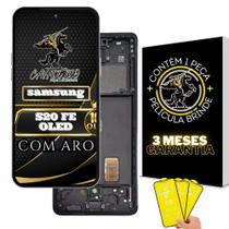Tela Samsung Display S20 Fe OLED Com Aro + Película De Brinde Tela Samsung Display S20 Fe OLED Com Aro + Película De Brinde