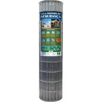 Tela Segurança Soldada Morlan 150 x 50mm Fio 2,30mm 2,00 x 25m
