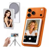 Tela Selfie Monitor Espelho Imã Para Celular Câmera Traseira Tela Selfie Monitor Espelho Imã Para Celular Câmera Traseira