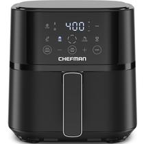 Tela sensível ao toque Air Fryer Chefman 4L Hi-Fry Technology preta