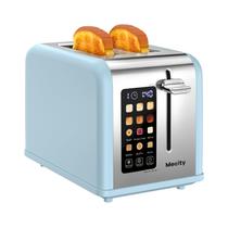 Tela sensível ao toque Toaster Mecity 2 Slice, 1,5 cm de largura, slot 825 W