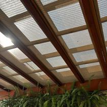 Tela Sintética Rattan Área Externa para Pergolado 14x1,4mt