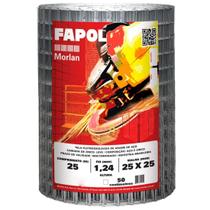 Tela Soldada Fapol Malha 25x25mm Fio 1,24mm 0,50x25Mt Morlan Tela Soldada Fapol Malha 25x25mm Fio 1,24mm 0,50x25Mt Morlan