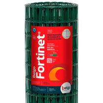 TELA SOLDADA FORTINET VERDE MALHA 5x10cm FIO 2,50mm RL 25X2,0m