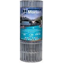 Tela Soldada para Alambrado Galvanizado Morlan 1,90 mm, 1,00 x 25 metros