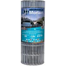 Tela Soldada para Alambrado Galvanizado Morlan 1,90 mm, 1,00 x 25 metros