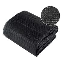 Tela Sombreamento 80% Preta 4X50M S/ Acabamento Anti UV Alta Densidade