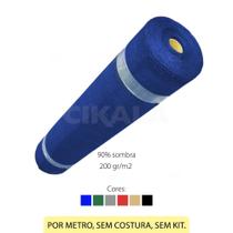 Tela Sombreamento Azul Larg 5.2x01 Metros Decorativa Multiuso Metro Linear Sem Acabamento