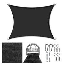 Tela Sombreamento Decorativa 2x2 + Kit Instalação Tela Sombreamento Decorativa 2x2 + Kit Instalação
