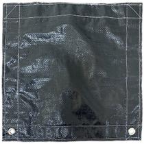 Tela Sombreamento Preta 100% 4x10m Com Acabamento E Ilhós Gado Cultivo Multiuso