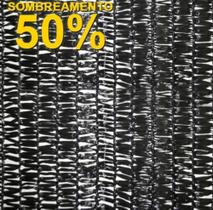 Tela Sombrite 50% Horta Sementes 2x9 Bainha e Ilhós