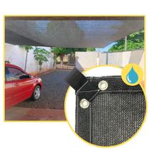 Tela Sombrite 80% Preto 4x3 Bainha e Ilhós