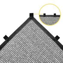 Tela Sombrite Hortas/Estufas 50% Preto 1,5X5 Bainha/Alças