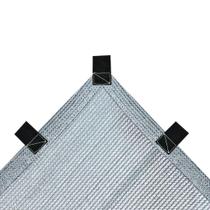 Tela Sombrite Lona Sombra Solar 80% 3X2 Bainha Alças Fortes