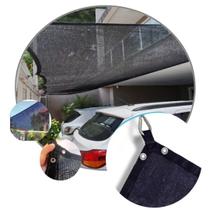 Tela Sombrite Lona Sombra Solar 80 4x7 Bainha Alças Fortes