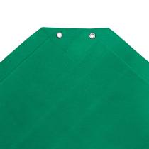 Tela Sombrite Toldo Decorativa Verde Com Bainha e Ilhós 5x6m + Kit de Instalação