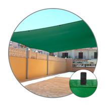 Tela Sombrite Verde 90% 5x2 Sombreamento Toldo Garagem