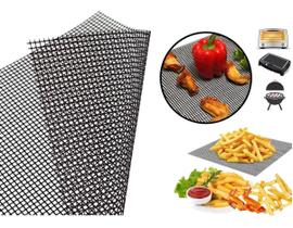 Tela Tapete Grill Churrasqueira Forno Flexível De Metal