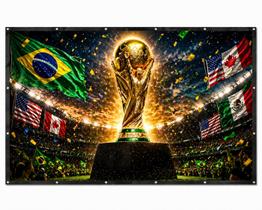 Tela Telão 150 Polegadas Para Projetores E Datashows