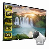 Tela Telão de Projção 130 Polegadas Profissional ( Lona )