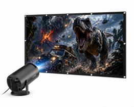 Tela Telão De Projeção 120 Polegadas Lona Para Projetores E Retroprojetores