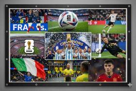 Tela Telão Lona Tecido Profissional Projetor Projeção Datashow Data Show Polegadas 1,95M altura X 2,00M comprimento