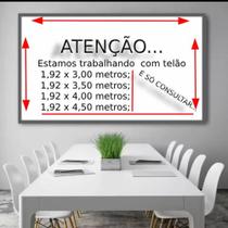 Tela telao projeção 180 polegadas profissional (lona) 1,92 x 3,00