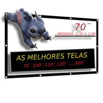 Tela telao projeção 70 polegadas profissional 70 polegadas Tela telao projeção 70 polegadas profissional 70 polegadas