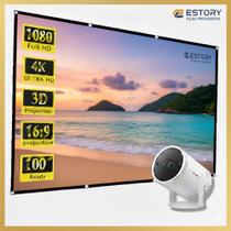 Tela telao projeção 70 polegadas profissional 70 polegadas Tela telao projeção 70 polegadas profissional 70 polegadas