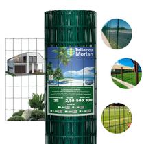 Tela Tellacor 1,20x25m Fio 2,50mm Malha 50x100 Galvanizada Reforçada