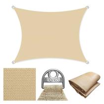 Tela Toldo de Sombreamento Cor Areia Cobertura Decorativa 3x2 Metros Tela Toldo de Sombreamento Cor Areia Cobertura Decorativa 3x2 Metros