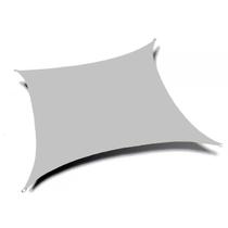 Tela Toldo De Sombreamento Decorativa Cinza 3x3 Quadrada