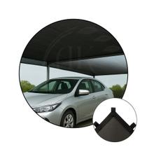 Tela Toldo Garagem Estacionamento 80% Preto 2X5 Acabamento Tela Toldo Garagem Estacionamento 80% Preto 2X5 Acabamento