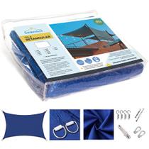 Tela toldo shade sombreamento sombralux 4x2 azul Tela toldo shade sombreamento sombralux 4x2 azul