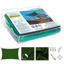 Tela toldo shade sombreamento sombralux 5x2 verde