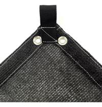 Tela Toldo Sombra Garagem Carro 80% Preta 2X3 Bainha Ilhos