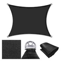 Tela Toldo Sombreamento 90% Cor Preto Cobertura Decorativa 3x2 Metros Tela Toldo Sombreamento 90% Cor Preto Cobertura Decorativa 3x2 Metros