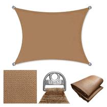 Tela Toldo Sombreamento Decorativo Trama 90 Cor Chocolate 3x3 Metros Tela Toldo Sombreamento Decorativo Trama 90 Cor Chocolate 3x3 Metros