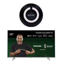Tela Toshiba Smart Vidaa 50 Pol 4K Compre e Ganhe Controle Remoto Universal Inteligente Multilaser Liv - TB004K