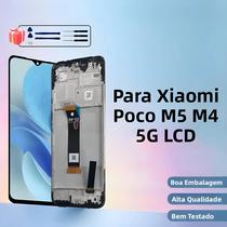 Tela Touch Screen Digitizer IPS LCD De 6,58 Polegadas Para Xiaomi POCO M5 M4 5G Peças De