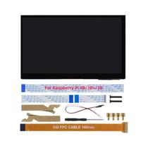 Tela Touch Screen IPS De 7 Polegadas Para Raspberry Pi 5 4B 3B plus 3B Com Cabo MIPI CSI Display LCD