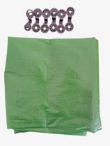 Tela Verde 100% Anti-UV C/ Presilha 100% Privacidade 1,8m X 10m Com Presilha Tela Verde 100% Anti-UV C/ Presilha 100% Privacidade 1,8m X 10m Com Presilha