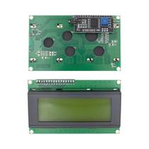 Tela Verde Azul 20x4 LCD2004 + I2C LCD2004A Módulo LCD De Caracteres Para Arduino IIC Interface