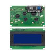 Tela Verde Azul 20x4 LCD2004 + I2C LCD2004A Módulo LCD De Caracteres Para Arduino IIC Interface