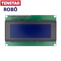 Tela Verde Azul 20x4 LCD2004 + I2C LCD2004A Módulo LCD De Caracteres Para Arduino IIC Interface