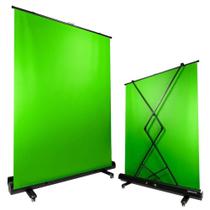 Tela Verde Fundo Portátil Grande Chroma Key Streamplify Com Ajuste de Altura de Alta Qualidade Com Rodinhas Tela Verde Fundo Portátil Grande Chroma Key Streamplify Com Ajuste de Altura de Alta Qualidade Com Rodinhas