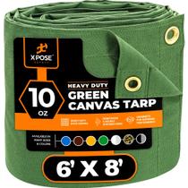 Tela verde resistente Tarp Xpose Safety 6'x8' de 10 onças Tela verde resistente Tarp Xpose Safety 6'x8' de 10 onças