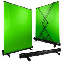Tela Verde Retrátil Fundo Verde Efeitos Chroma Key Streamplify Screen Lift 1,50x2,00m Para Streaming, Fotografia, Gravação de Vídeo e outros