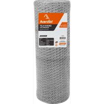 Tela Viveiro Galvanizada Hexagonal 1/2"x26x1,00 Acerosid Tela Viveiro Galvanizada Hexagonal 1/2"x26x1,00 Acerosid
